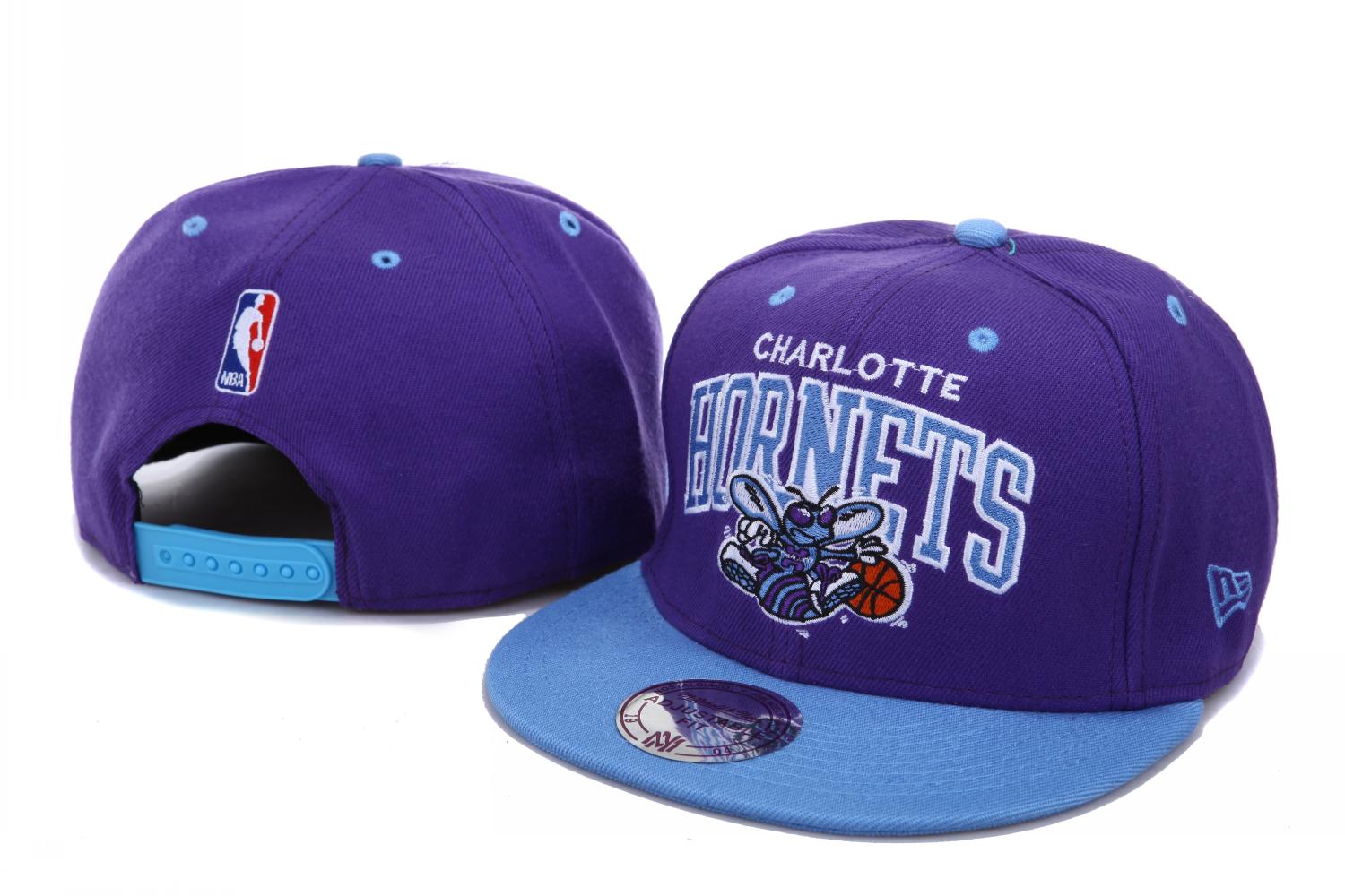 NBA New Orleans Hornets M&N Snapback Hat NU12